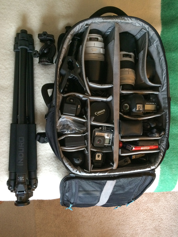 Packed Camera Gear
